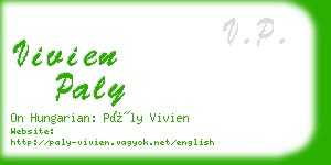 vivien paly business card